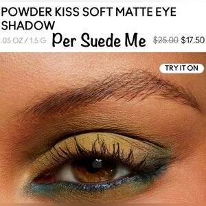 ‼️ LAST ONE 💕 PER SUEDE ME a MAC POWDERKISS  MATTE SHADOW. **NEW: 50% OFF RETAIL